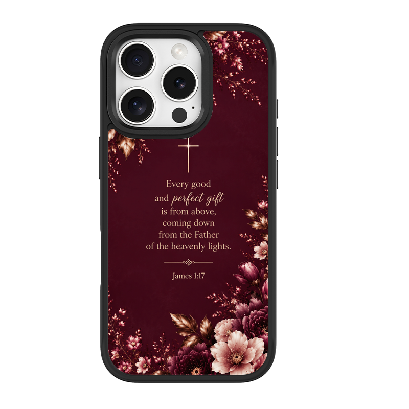 James 1 17 Black phone case for iPhone 16 Pro Max