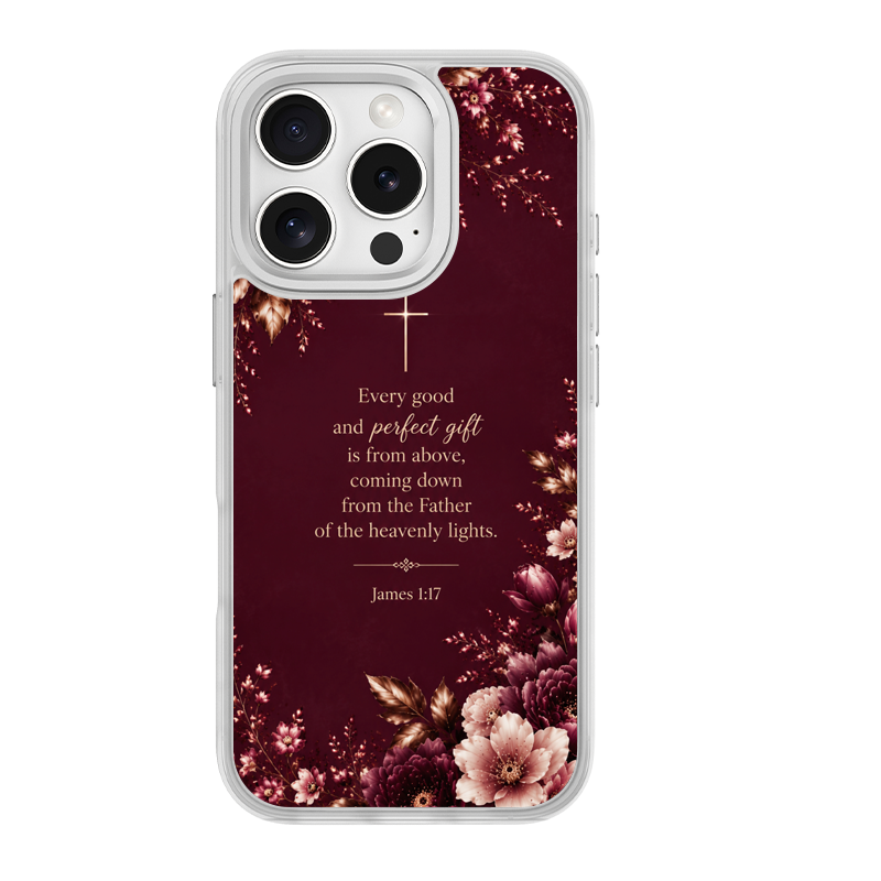 James 1 17 White phone case for iPhone 15 Pro Max