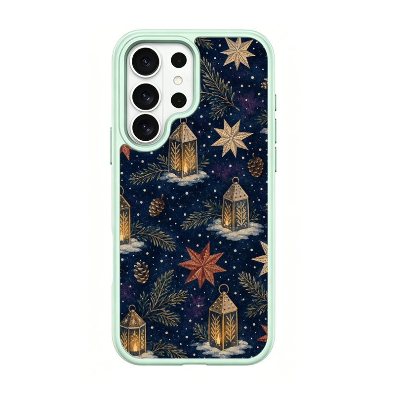 Lantern Snowfield Green phone case for Samsung S26 Ultra