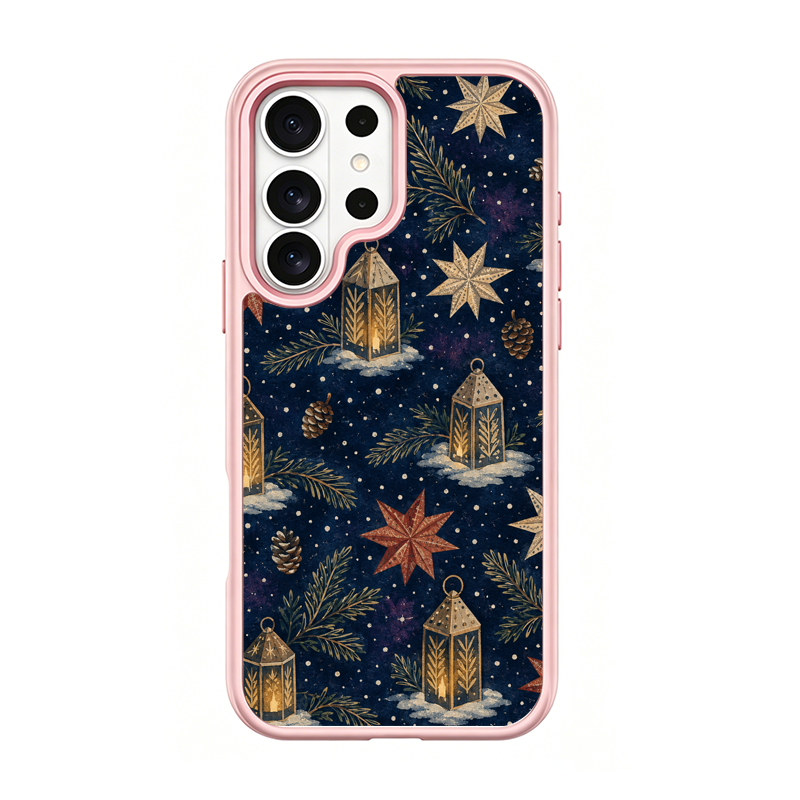 Lantern Snowfield Pink phone case for Samsung S26 Ultra