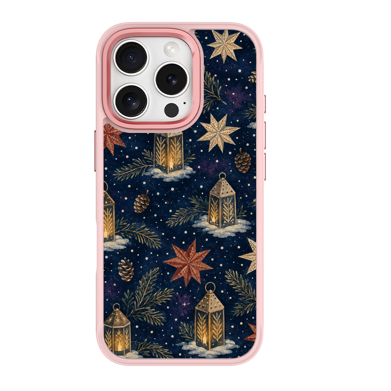 Lantern Snowfield Pink phone case for iPhone 16 Pro Max