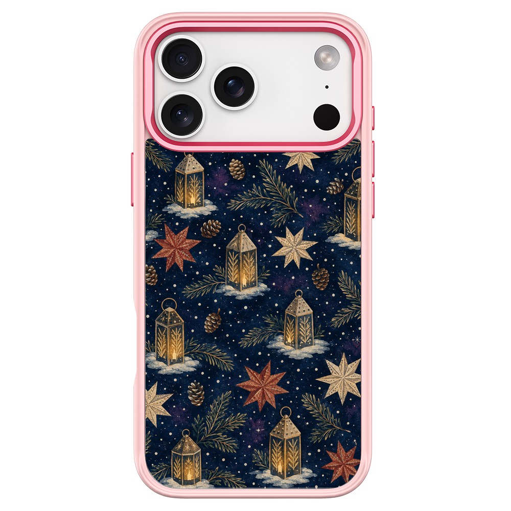 Lantern Snowfield Pink phone case for iPhone 17 Pro Max