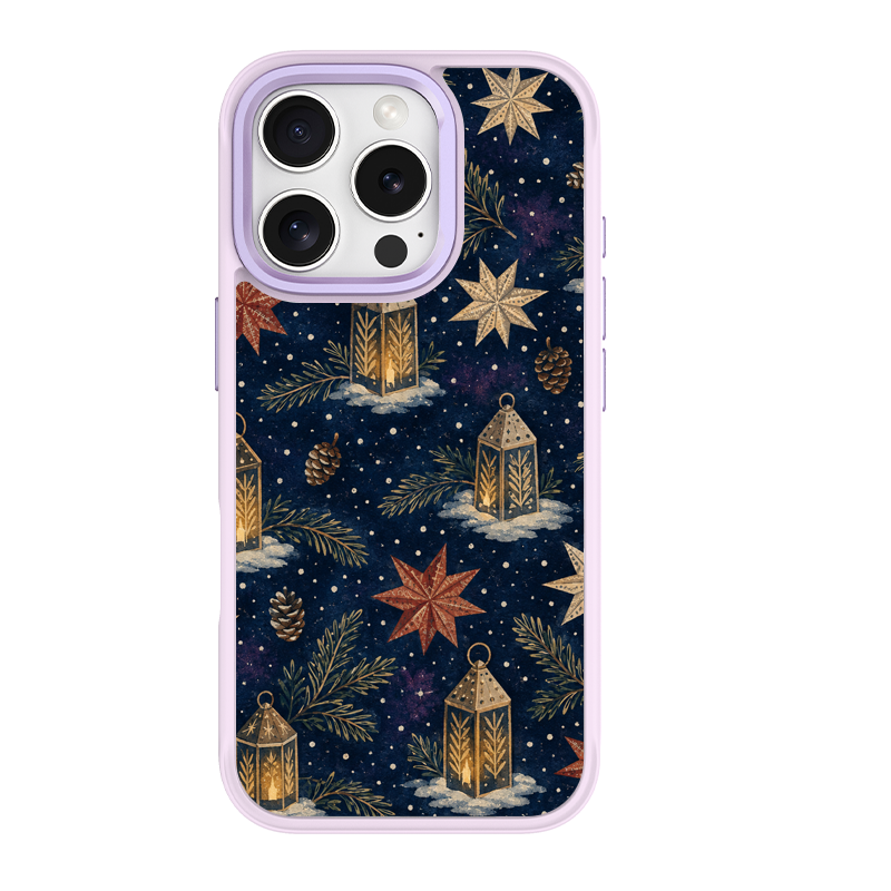Lantern Snowfield Purple phone case for iPhone 16