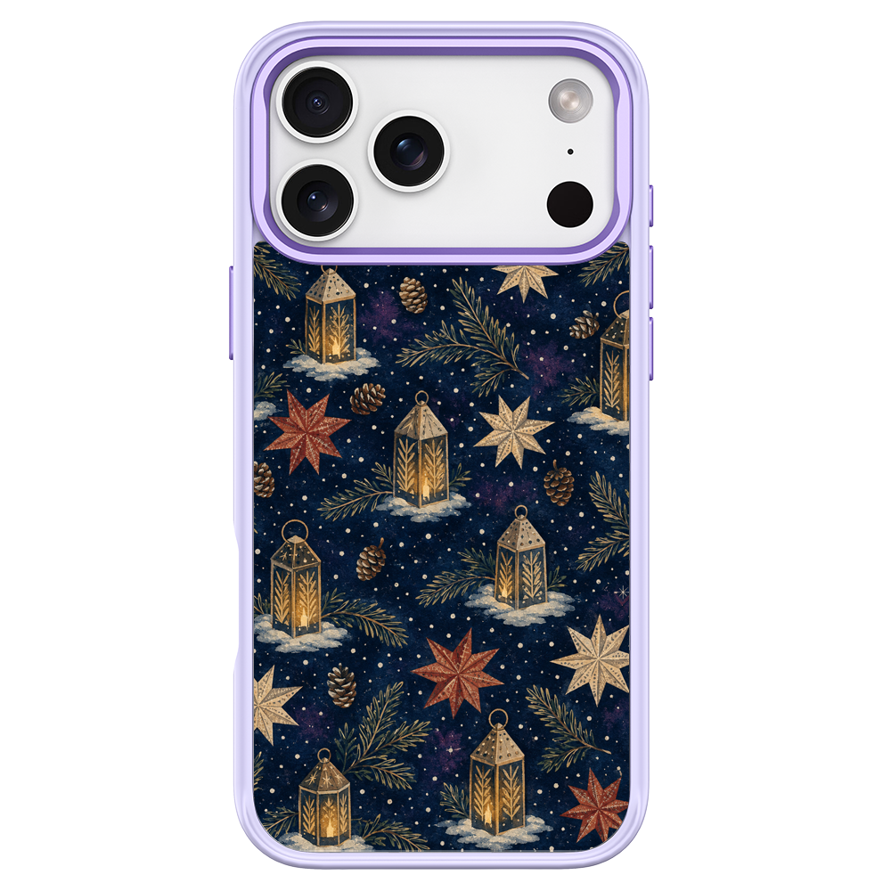 Lantern Snowfield Purple phone case for iPhone 17 Pro
