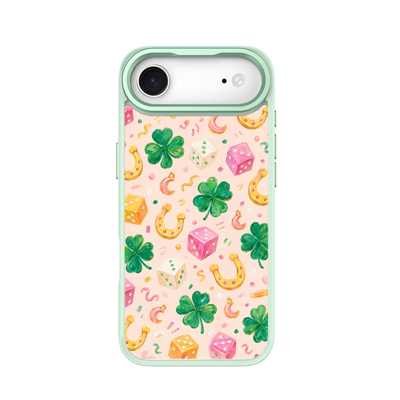Lucky Trinkets Green phone case for iPhone 17 Air