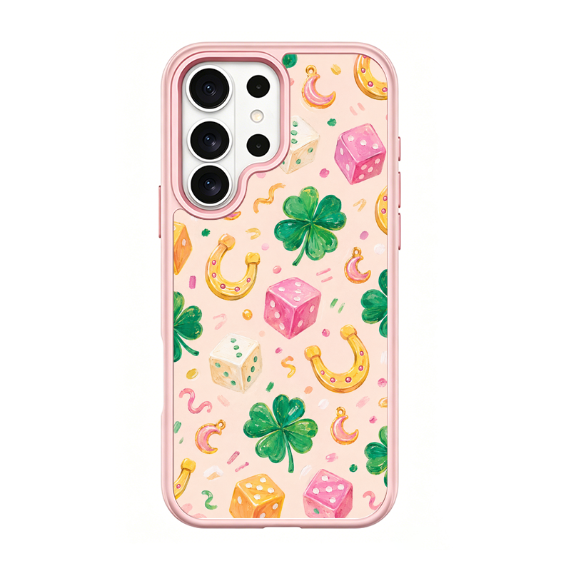 Lucky Trinkets Pink phone case for Samsung S26 Ultra