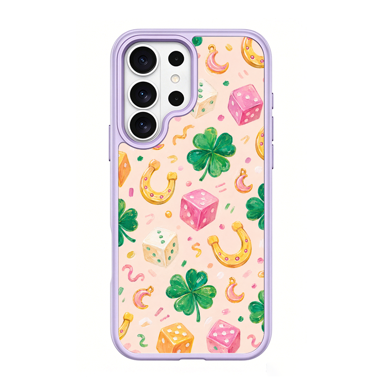 Lucky Trinkets Purple phone case for Samsung S25 Ultra