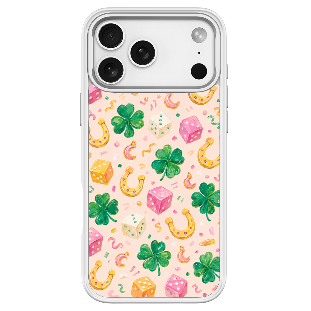 Lucky Trinkets White phone case for iPhone 17 Pro