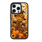 Moon Scarecrow Pumpkin Black phone case for iPhone 16