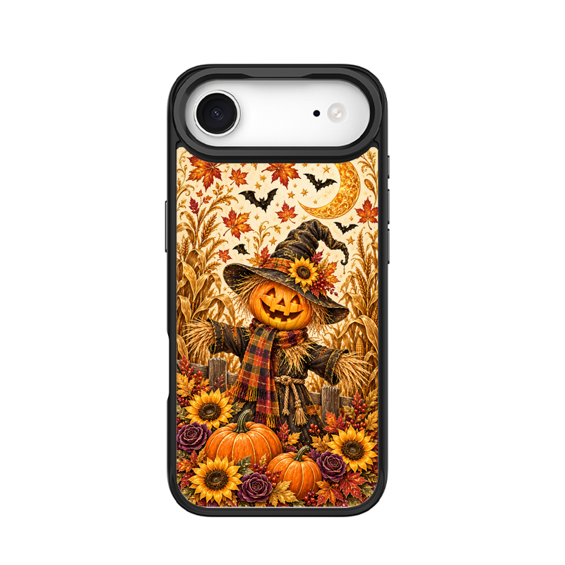 Moon Scarecrow Pumpkin Black phone case for iPhone 17 Air