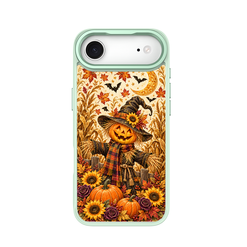Moon Scarecrow Pumpkin Green phone case for iPhone 17 Air