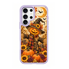 Moon Scarecrow Pumpkin Purple phone case for Samsung S25 Ultra