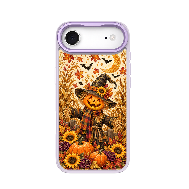 Moon Scarecrow Pumpkin Purple phone case for iPhone 17 Air