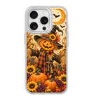 Moon Scarecrow Pumpkin White phone case for iPhone 16 Pro Max