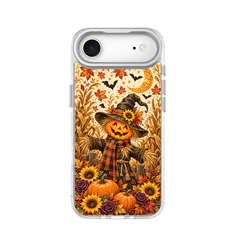 Moon Scarecrow Pumpkin White phone case for iPhone 17 Air