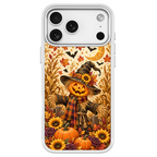 Moon Scarecrow Pumpkin White phone case for iPhone 18 Pro