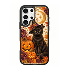 Moon Witch Black Cat Black phone case for Samsung S25 Ultra