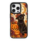 Moon Witch Black Cat Black phone case for iPhone 16 Pro