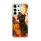 Moon Witch Black Cat Green phone case for Samsung S26 Ultra