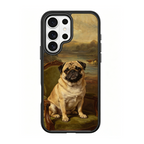Noble Pug Portrait Black phone case for Samsung S25 Ultra