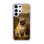 Noble Pug Portrait Purple phone case for Samsung S25 Ultra