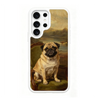 Noble Pug Portrait White phone case for Samsung S25 Ultra