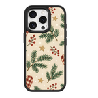Nordic Sprig Black phone case for iPhone 16