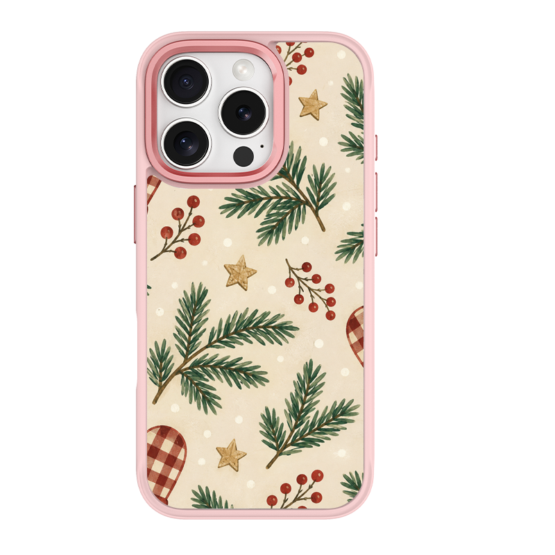 Nordic Sprig Pink phone case for iPhone 16 Pro