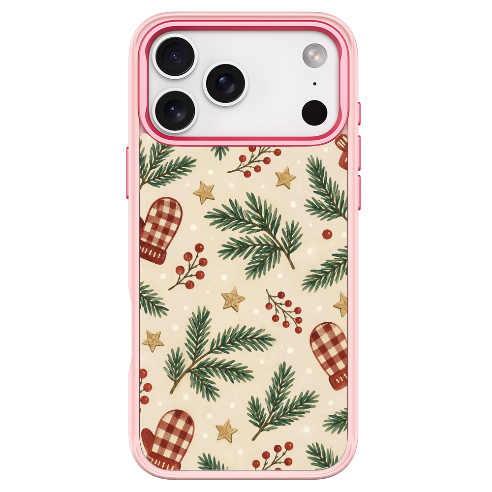 Nordic Sprig Pink phone case for iPhone 17