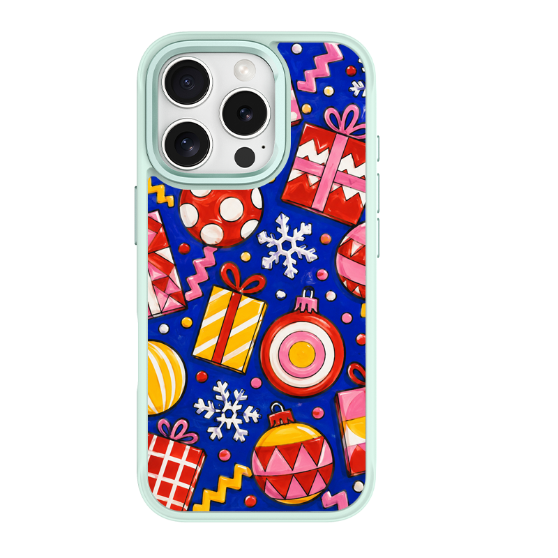 Ornament Pop Green phone case for iPhone 15 Plus