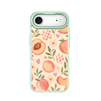 Peach Patchwork Green phone case for iPhone 17 Air