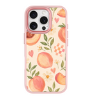 Peach Patchwork Pink phone case for iPhone 15 Plus