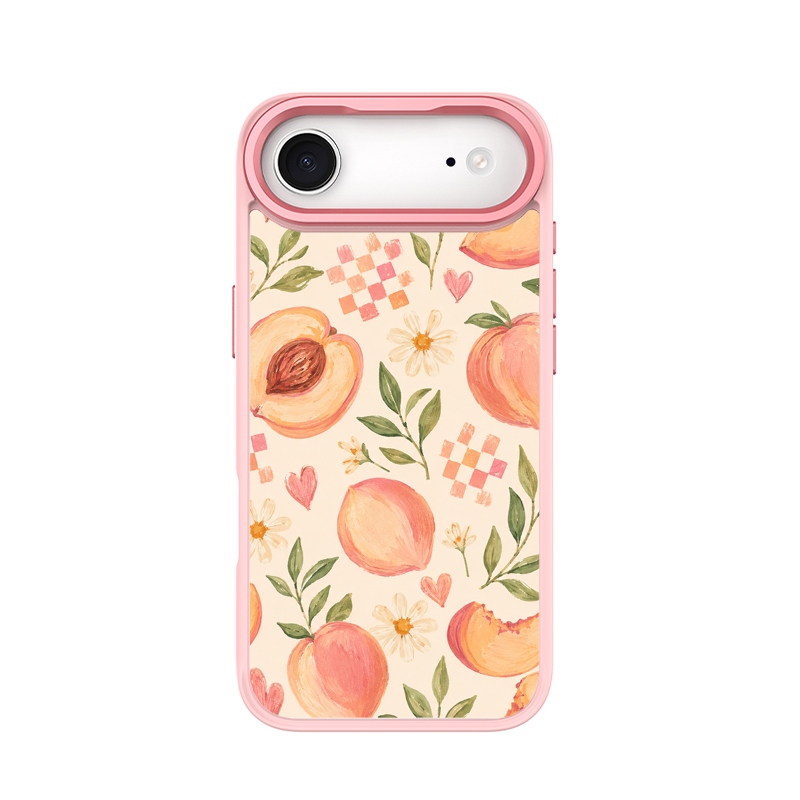 Peach Patchwork Pink phone case for iPhone 17 Air