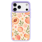 Peach Patchwork Purple phone case for iPhone 18 Pro Max