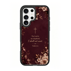 Psalm 23 1 Black phone case for Samsung S25 Ultra