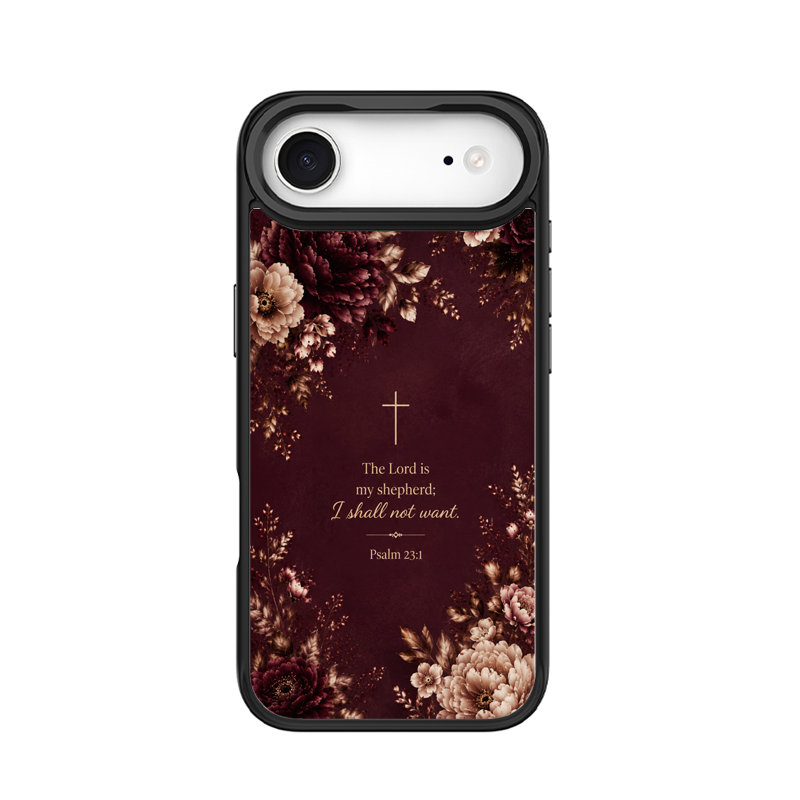 Psalm 23 1 Black phone case for iPhone 17 Air