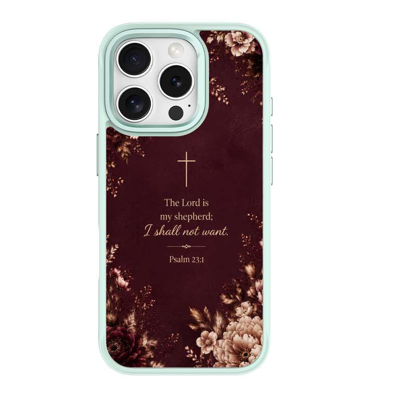 Psalm 23 1 Green phone case for iPhone 16 Plus