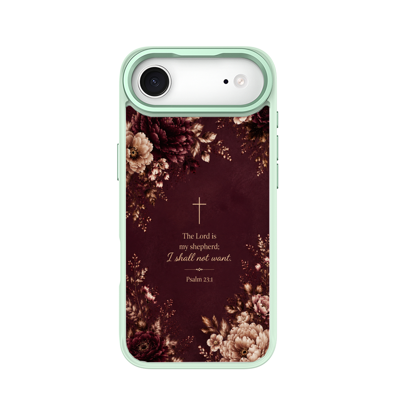 Psalm 23 1 Green phone case for iPhone 17 Air