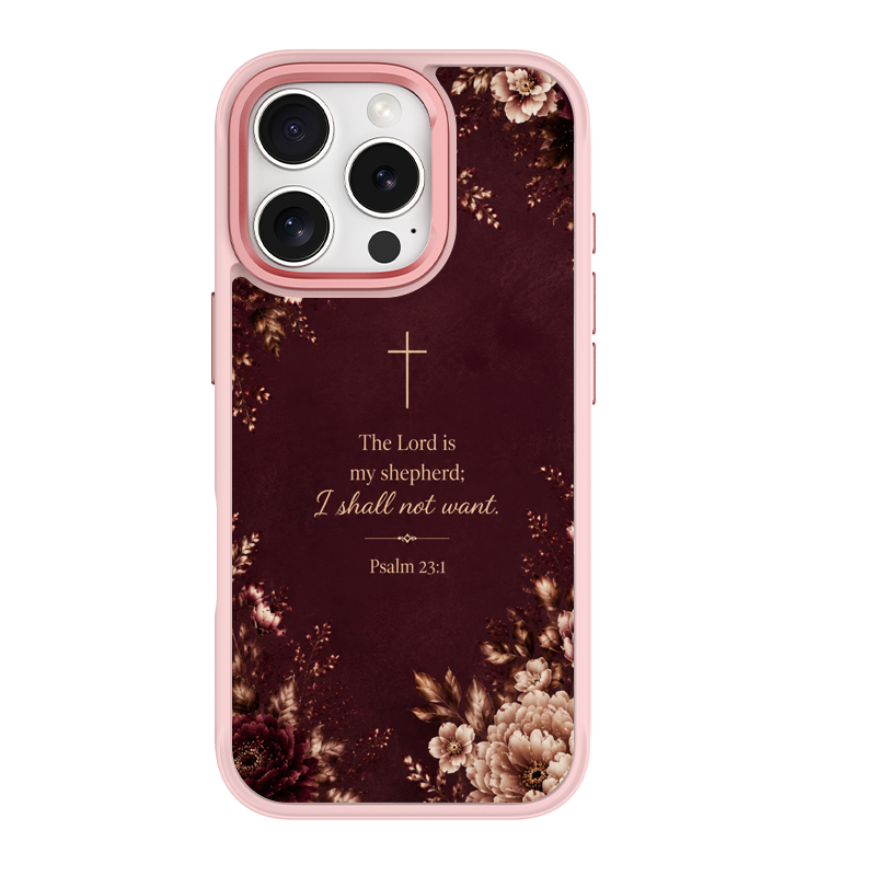 Psalm 23 1 Pink phone case for iPhone 16 Pro Max