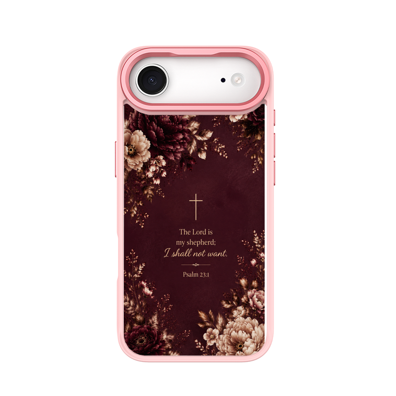 Psalm 23 1 Pink phone case for iPhone 17 Air