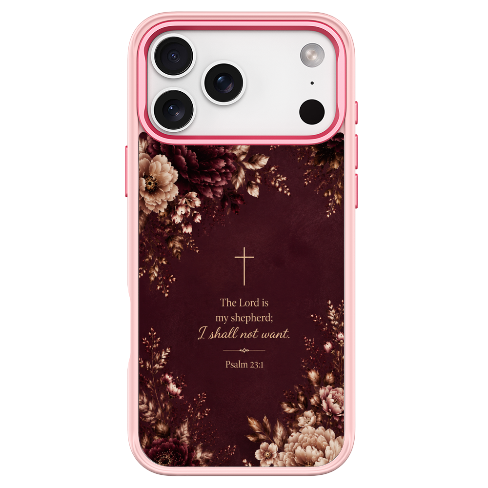 Psalm 23 1 Pink phone case for iPhone 18 Pro Max