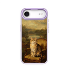 Regal Tabby Cat Portrait Purple phone case for iPhone 17 Air