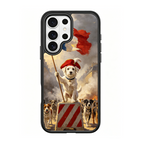 Revolution Pup, dog Uprising Black phone case for Samsung S25 Ultra