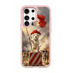 Revolution Pup, dog Uprising Pink phone case for Samsung S25 Ultra