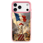 Revolution Pup, dog Uprising Pink phone case for iPhone 17 Pro Max