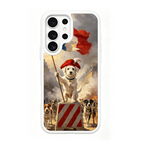 Revolution Pup, dog Uprising White phone case for Samsung S25 Ultra