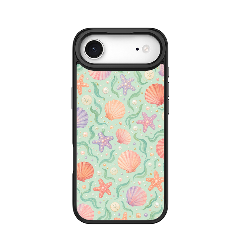 Seashell Social Black phone case for iPhone 17 Air