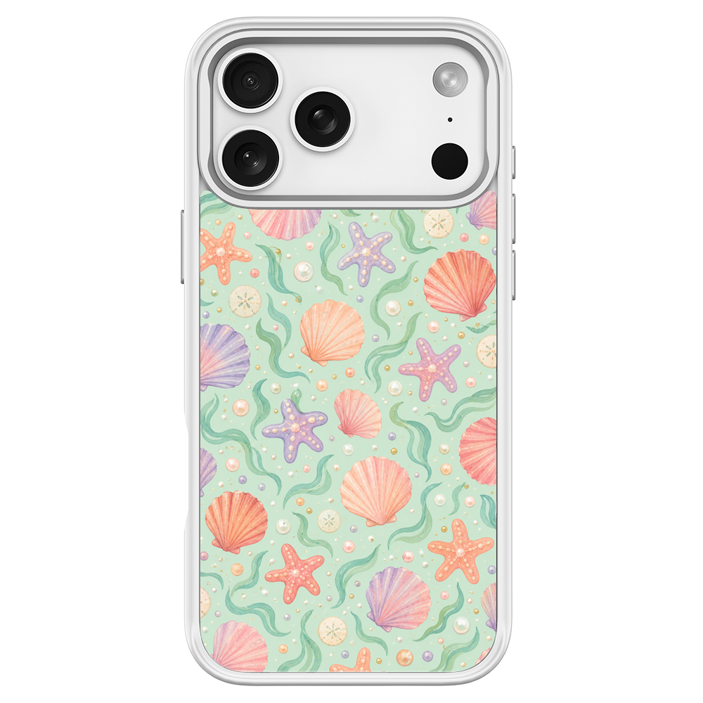 Seashell Social White phone case for iPhone 17 Pro Max