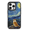 Starry Night Corgi Black phone case for iPhone 15