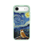 Starry Night Corgi Green phone case for iPhone 17 Air